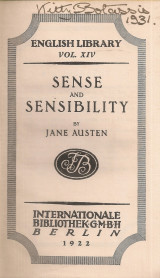 Sense and Sensibility
