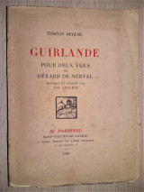 Guirlande pour deux vers de Gérard de Nerval [1926, Αριθμημένο Αντίτυπο]
