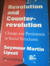 Revolution and counter revolution.