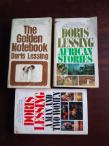 Doris Lessing, 3 books , The golden notebook, - African stories.- A man and two women