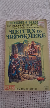 Dungeons and Dragons endless quest book 04 - return to brookmere - 1982 vintage