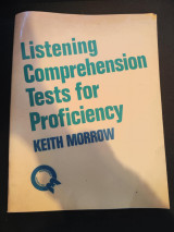 Listening Comprehension Tests for Proficiency