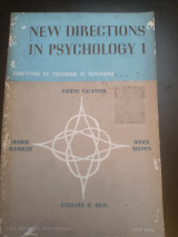 New directions in psychology I