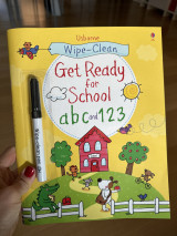 Wipe-clean Get Ready for School abc and 123