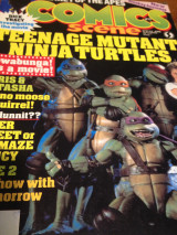 Comics Scene Νο13 - Ιούνιος 1990. Εξώφυλλο Ninja Turtles