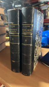Cours d' economie politique gide- 2 τομοι-sixieme edition