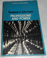 Professions and Power Terence Jonson 1972 1η εκδοση