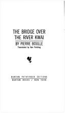 THE BRIDGE OVER THE RIVER KWAI