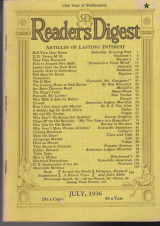 Reader’s Digest, July 1936