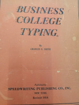 Business college typing