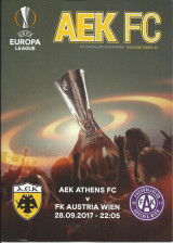 AEK – Αούστρια Βιέννης - Europa League 2017 - 2018 - Πρόγραμμα Αγώνα