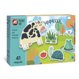 Magnet Box Ζωάκια 41 Εκπαιδευτικοί Χάρτινοι Μαγνήτες (Επιτραπέζιο παιχνίδι)