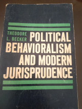 Political behavioralism and modern jurisprudence