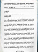 A welcome address presented by the President of Igbo Community Thessaloniki and Northern Greece…