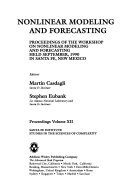 Nonlinear Modeling And Forecasting