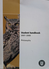 Student Handbook 2007 - 2008: Philosophy