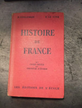 Histoire de france du cours moyen au Certificat d'etudes