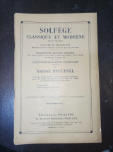 Solfege Classique et Moderne Volume no.5