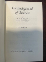 The Background of Business