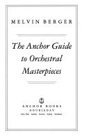 The Anchor Guide to Orchestral Masterpieces