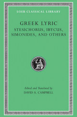 Greek Lyric v. 3 Stesichorus, Ibycus, Simonides and Others