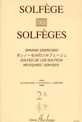 Solfege des solfeges. Singing exercises 2A. Μελωδικές Ασκήσεις (Henry Lemoine, 1990) - Λεμουάν