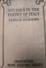 Studies in the poetry of italy