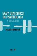 Easy Statistics in Psychology