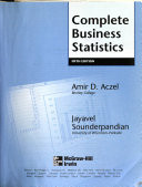 Complete Business Statistics
