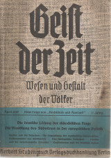 Geist und Zeit, April 1939