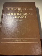 The structure of sociological theory
