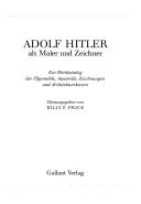 Adolf Hitler als Maler und Zeichner