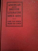 American and British literature since 1890
