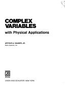 Complex Variables with Physical Applications