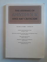 The journal of aesthetics and art criticism, vol. 56,1 (Winter 1998)