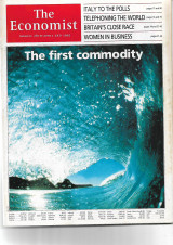 The Economist , The first commodity, Italy to the polls, Telephoning the world