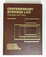 Contemporary Business Law: Principles and Cases (4th Ed.) – J. David Reitzel | Hardcover | 1990