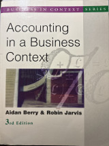 Accounting in a Business Context