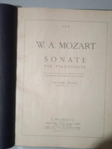 W. A. Mozart Sonate per pianoforte, (Sonate 1-9)