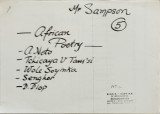African Poetry (collection)
