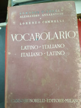 Vocabolario latino-italiano, italiano-latino
