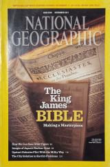National geographic December 2011 the king James bible