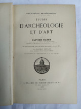 Etudes d'archéologie et d'art
