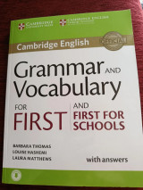 Grammar and vocabulary for first and first for schools