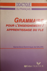 Grammaire pour l'enseignement, apprentissage du FLE