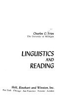 Linguistics and Reading