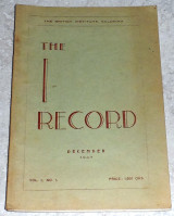 The record 1947 vol1-no 1 the british institute salonika
