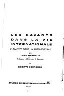 Les savants dans la vie internationale