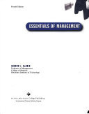 Essentials of Management