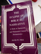 The eclipse of biblical narrative